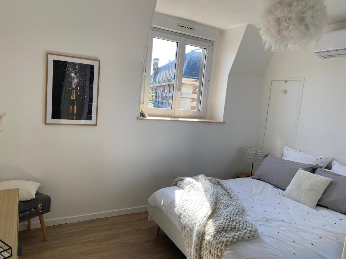 L'Elegant: 80M2 Vue Sur Vignoble Au Centre D'Epernay!! Apartment Luaran gambar